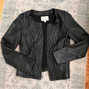 Hinge Black Leather Jacket
